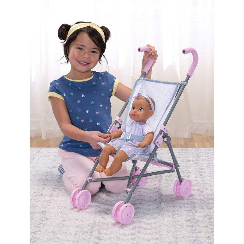 Perfectly Cute Star Print Fold Up Stroller for Baby Doll (LOCAL PICKUP ONLY)
