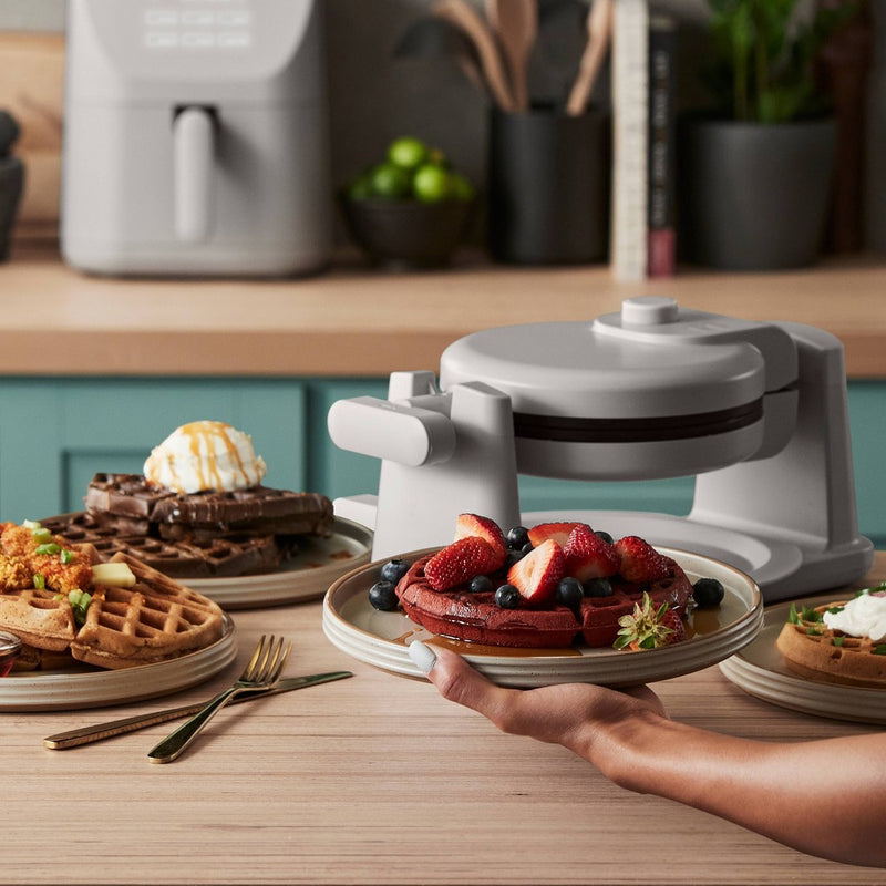 CRUXGG Rotating Belgian Waffle Maker