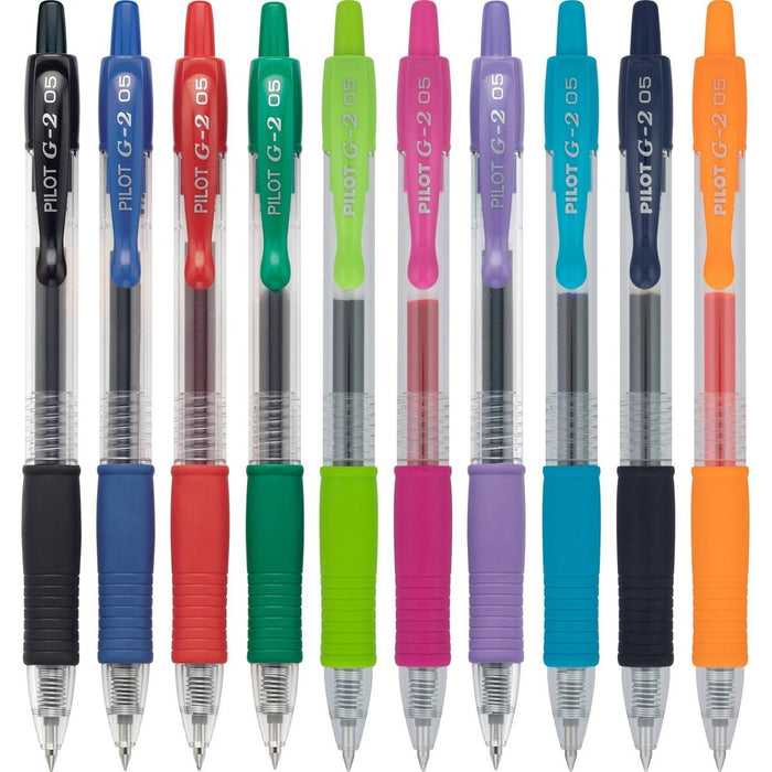 12ct G2 Gel Pens Extra Fine Point 0.5mm Assorted Inks