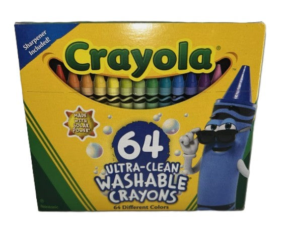 Crayola 64ct Ultra Clean Washable Crayons
