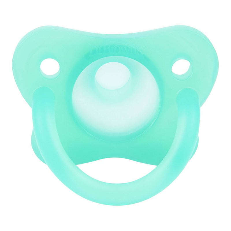 Dr. Brown's Lovey Pacifier and Teether Holder with HappyPaci Silicone Pacifier- Unicorn - 0-6 Months