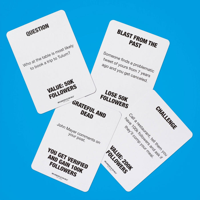 Influencers in the Wild Game