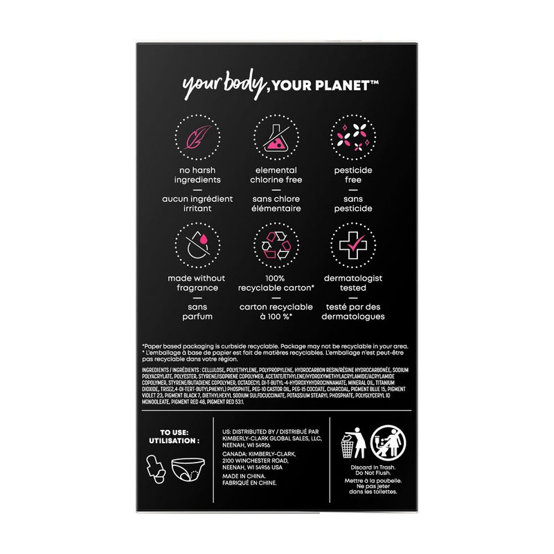U by Kotex Balance Ultra Thin Regular Pads with Wings - Unscented - 50ct