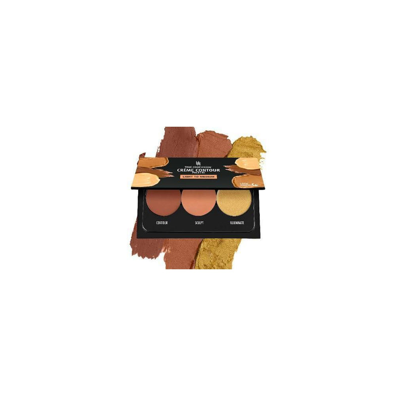 Black Radiance True Complexion  Creme Contour Palette - Light To Medium - 0.26oz