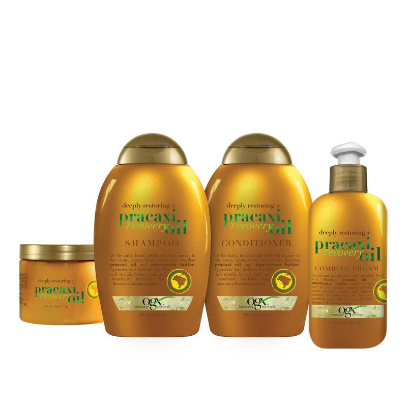 OGX Deeply Restoring + Brazilian Pracaxi Oil Shampoo with Murumuru Butter - 13 fl oz