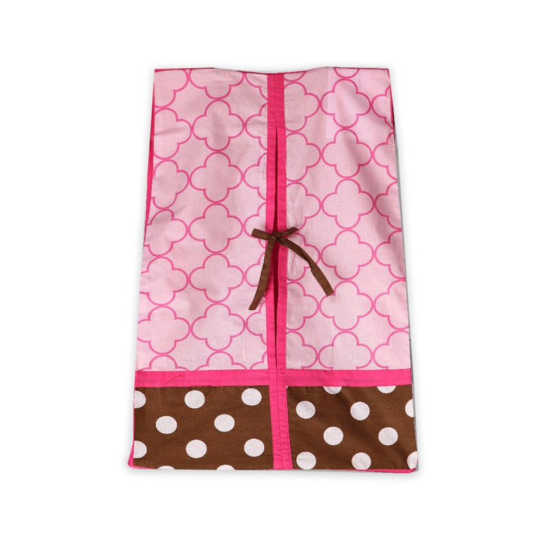 Bacati - Ladybugs Pink Chocolate 10 pc Crib Bedding Set with 2 Crib Fitted Sheets