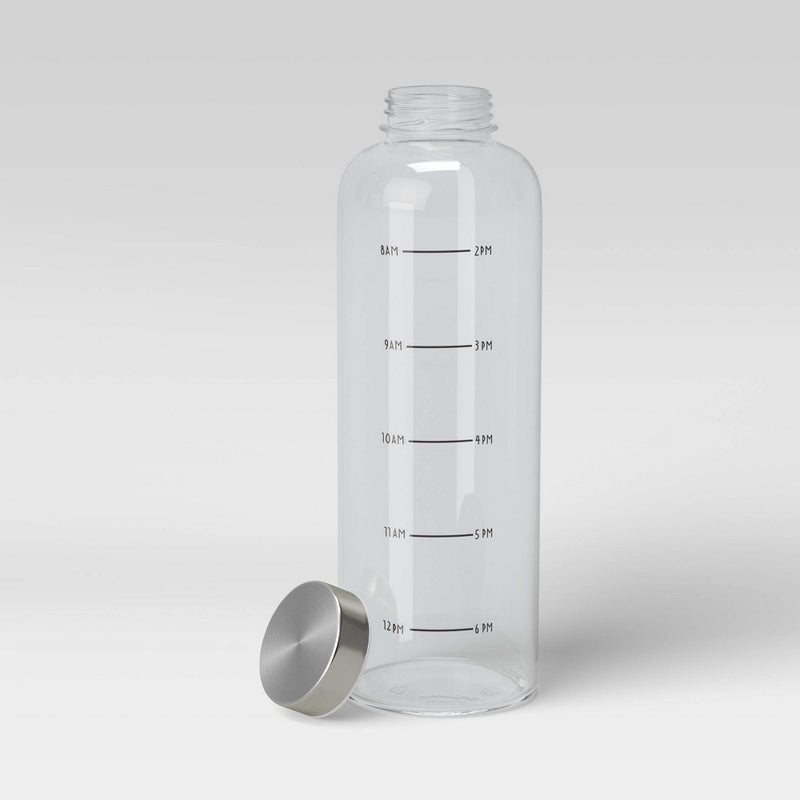 34oz Single Wall Plastic Bottle Clear - Room Essentials™