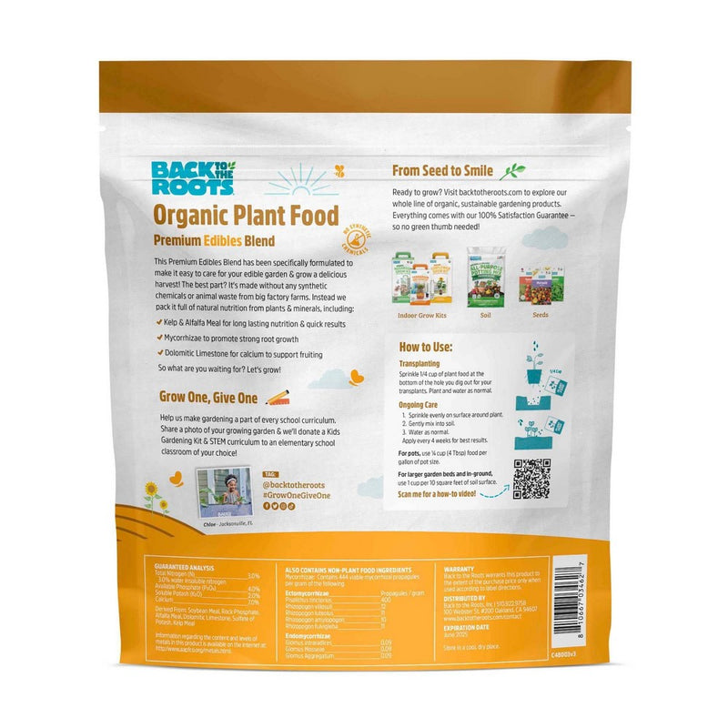 Back to the Roots 1.5lb Edibles Mix