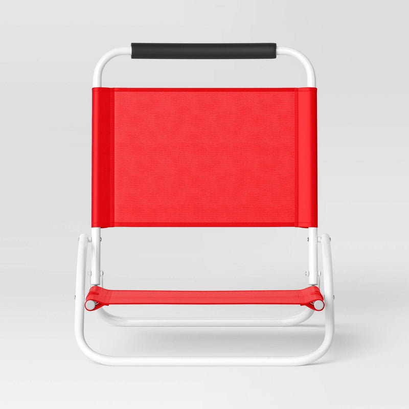 Sand Chair - Coral - Sun Squad™ (LOCAL PICKUP ONLY)