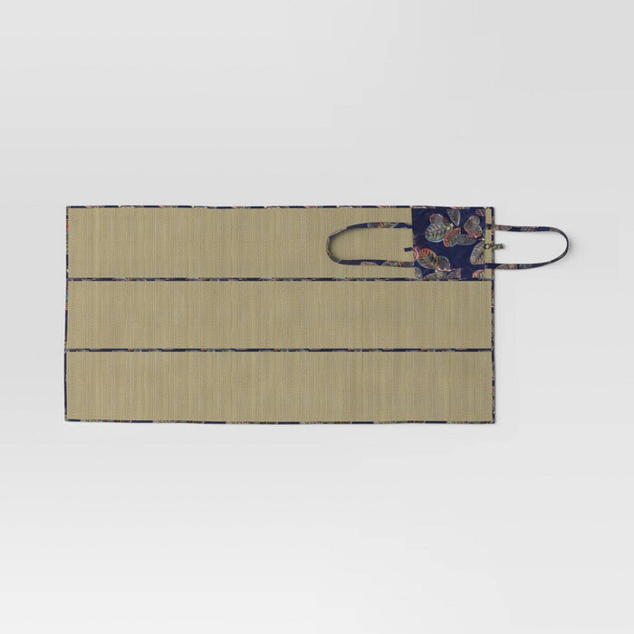 Woven Beach Mat - Navy - Threshold™