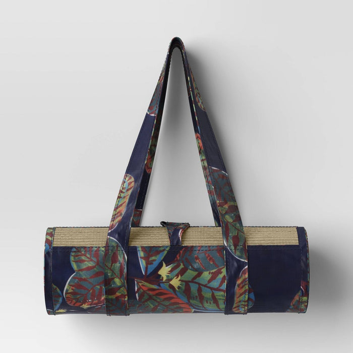 Woven Beach Mat - Navy - Threshold™