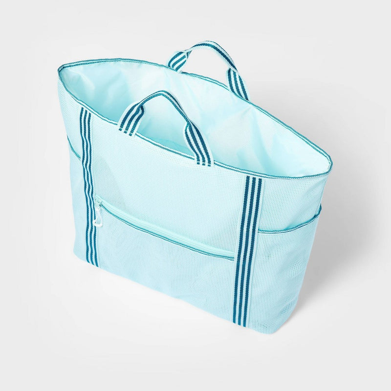 Mesh Beach Bag with Adjustable Backpack Strap - Sun Squad™