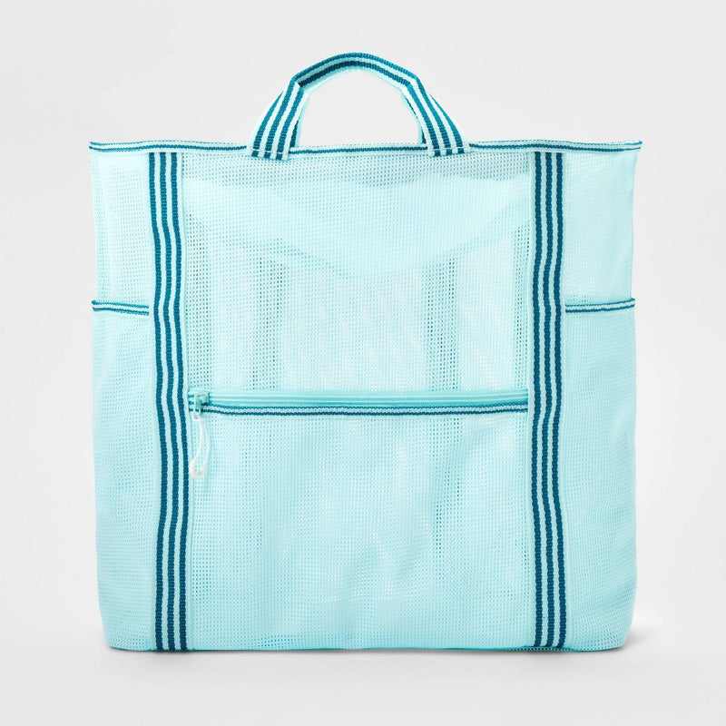 Mesh Beach Bag with Adjustable Backpack Strap - Sun Squad™