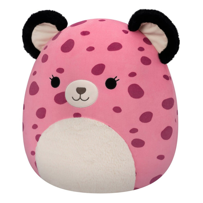 Squishmallows 16" Jalisca the Pink Leopard with Fuzzy Belly Plush Toy