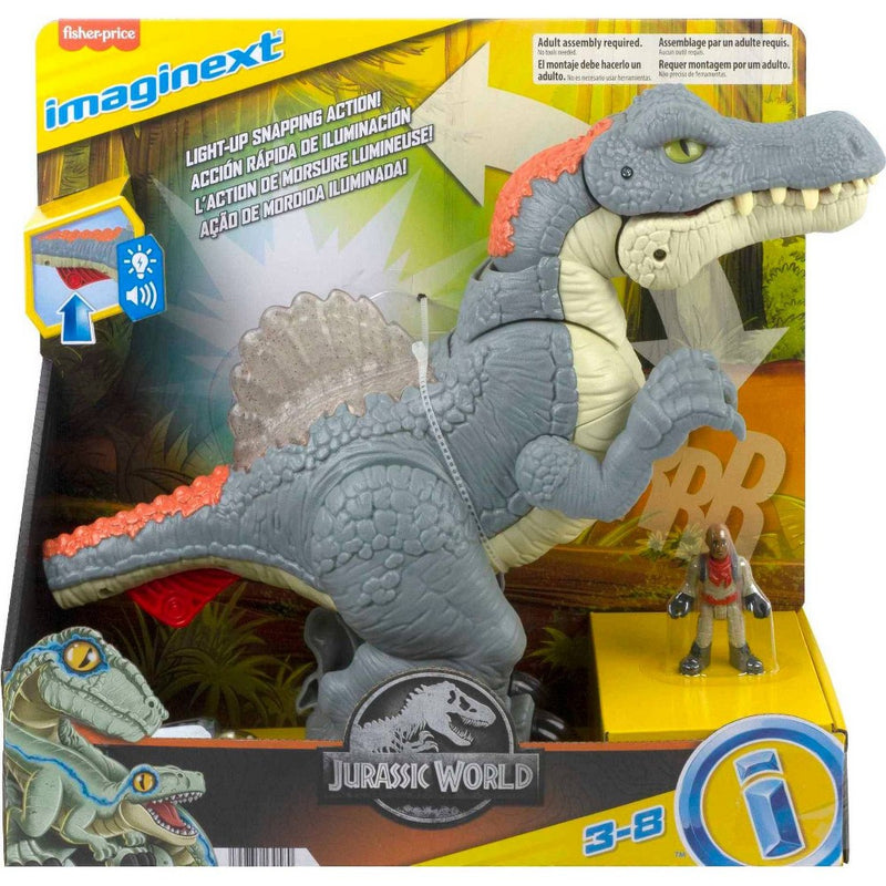 Fisher-Price Imaginext Jurassic World Ultra Snap Spinosaurus *NEW & SEALED*