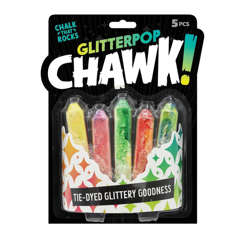Chuckle & Roar Glitterpop Chawk! Chalk Set - 5pc