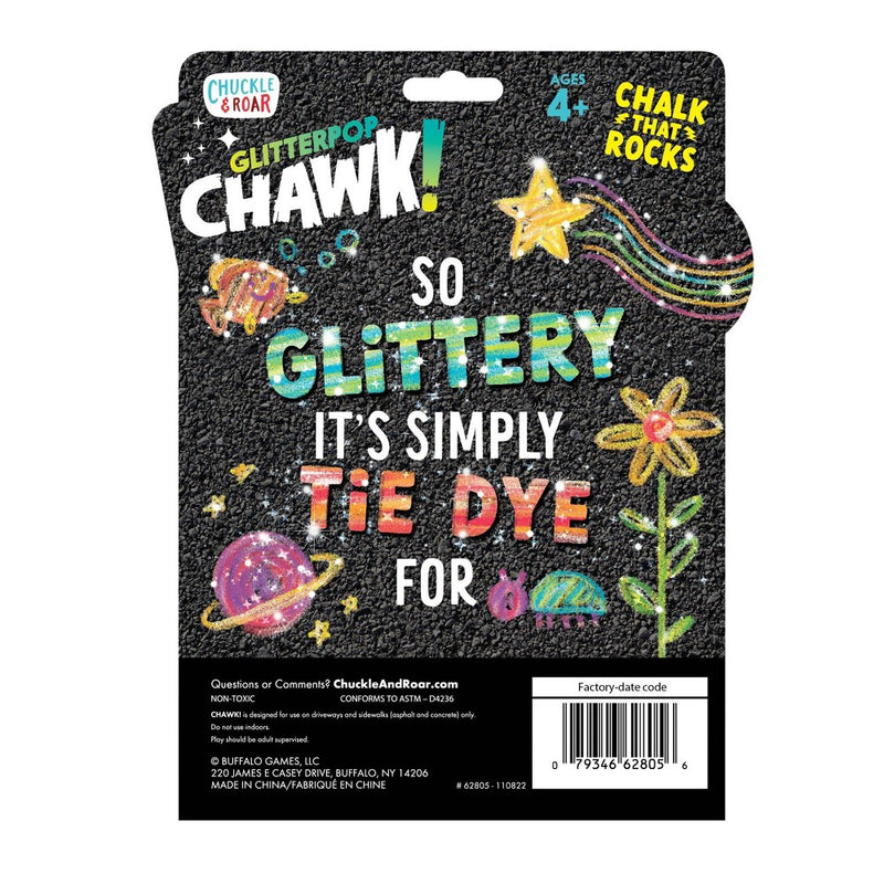 Chuckle & Roar Glitterpop Chawk! Chalk Set - 5pc