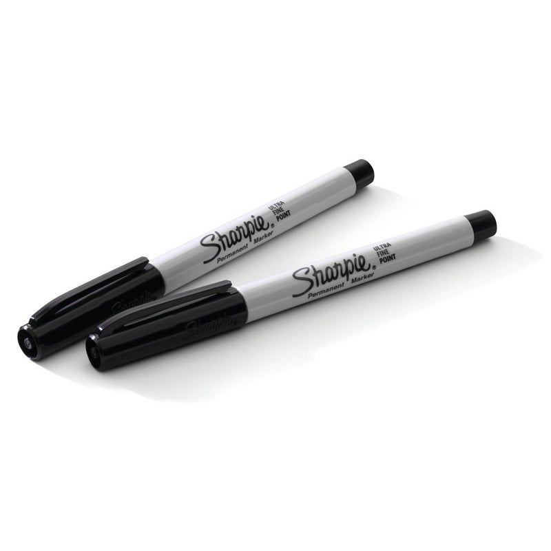 Sharpie 2pk Permanent Markers Ultra Fine Tip Black