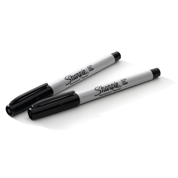 Sharpie 2pk Permanent Markers Ultra Fine Tip Black