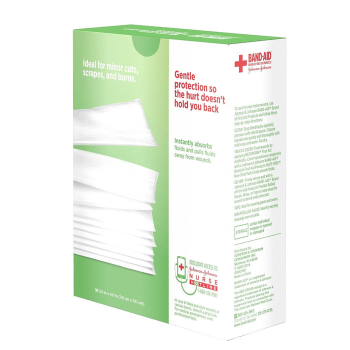 Band-Aid Large Non Stick Pads - 10ct