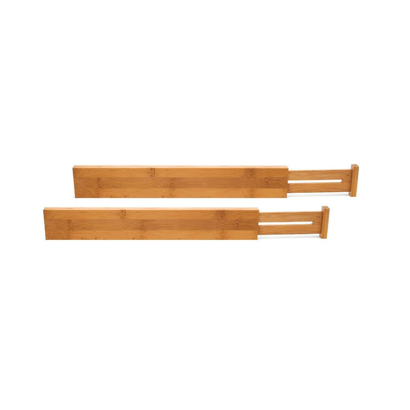 Set of 2 Bamboo Kitchen Drawer Dividers - Lipper International