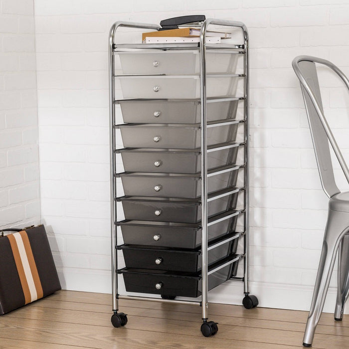 Honey-Can-Do 10 Drawer Cart Shaded (LOCAL PICKUP ONLY)