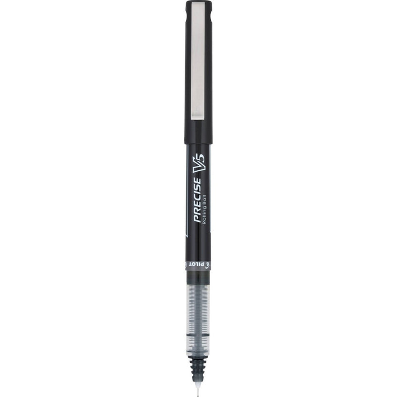 Pilot 3ct Precise V5 Rolling Ball Pens Extra Fine Point 0.5mm Black Ink2