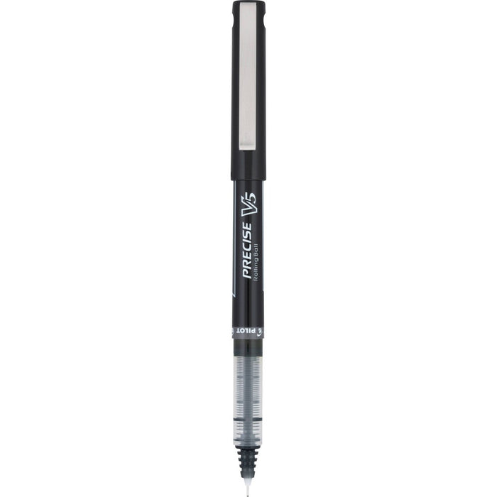 Pilot 3ct Precise V5 Rolling Ball Pens Extra Fine Point 0.5mm Black Ink2