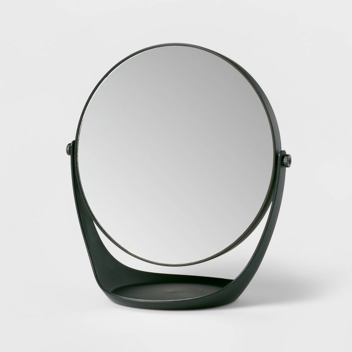 Plastic Vanity Mirror Black - Room Essentials™