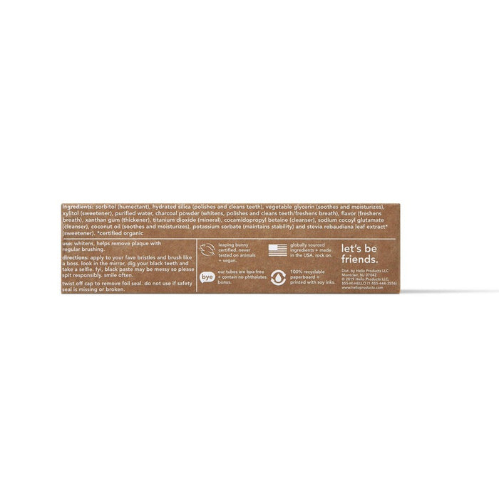 hello Activated Charcoal Whitening Toothpaste - 4oz
