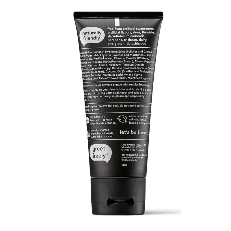 hello Activated Charcoal Whitening Toothpaste - 4oz