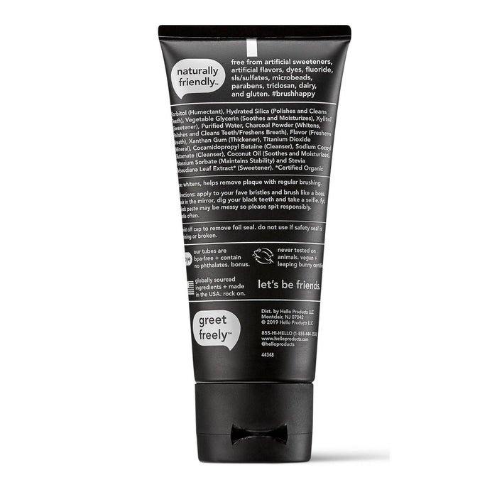 hello Activated Charcoal Whitening Toothpaste - 4oz