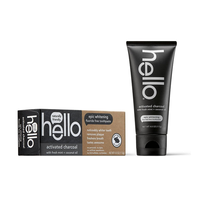 hello Activated Charcoal Whitening Toothpaste - 4oz