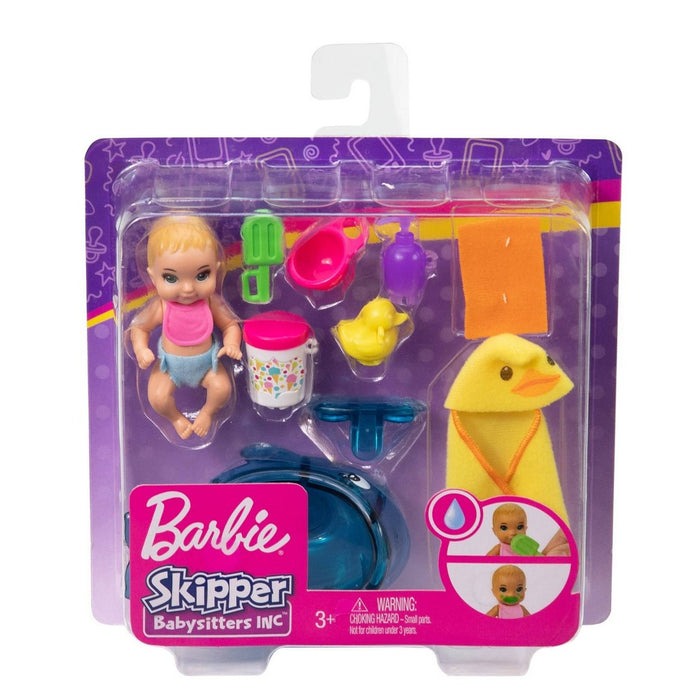 Barbie Skipper Babysitters Inc. Feeding and Bath-Time Playset