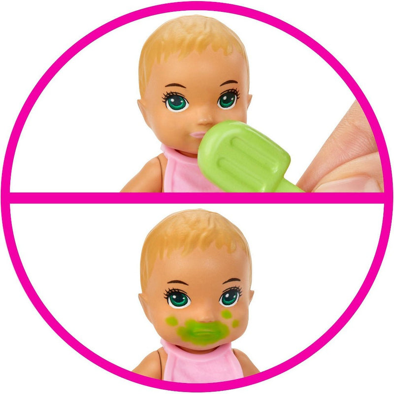 Barbie Skipper Babysitters Inc. Feeding and Bath-Time Playset