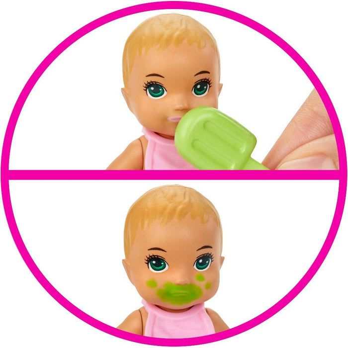 Barbie Skipper Babysitters Inc. Feeding and Bath-Time Playset