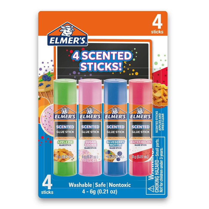 Elmer's 4pk Washable School Glue Sticks Scented
