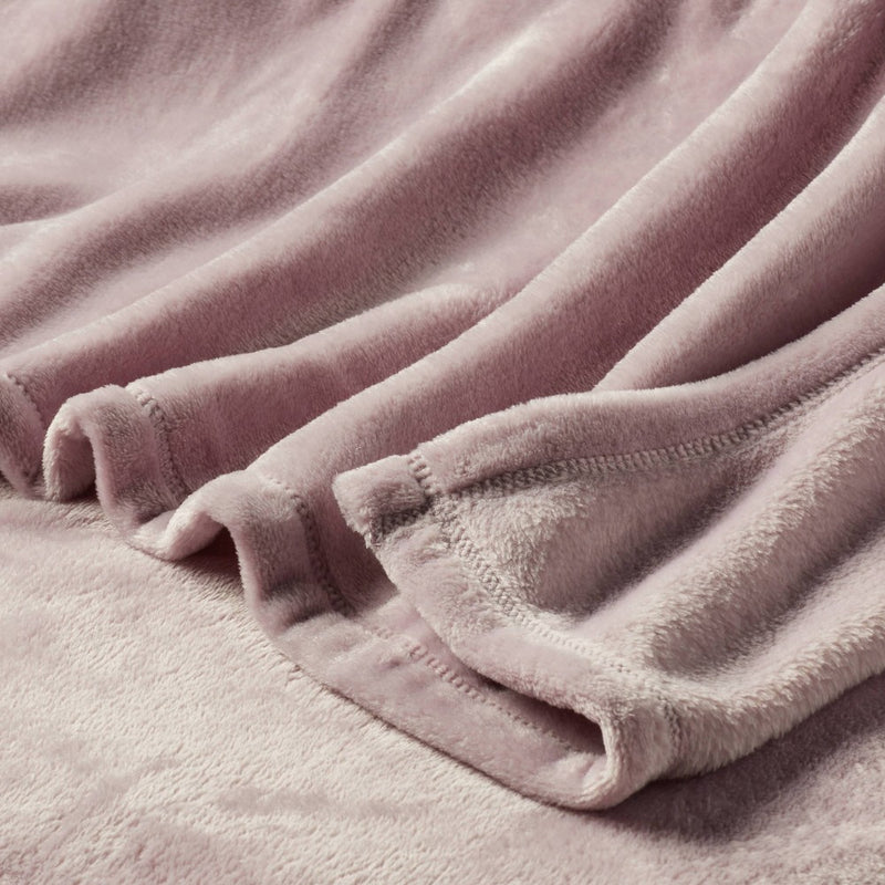 Twin/Twin XL Recycled Polyester Throw Blanket Lavender - Room Essentials™