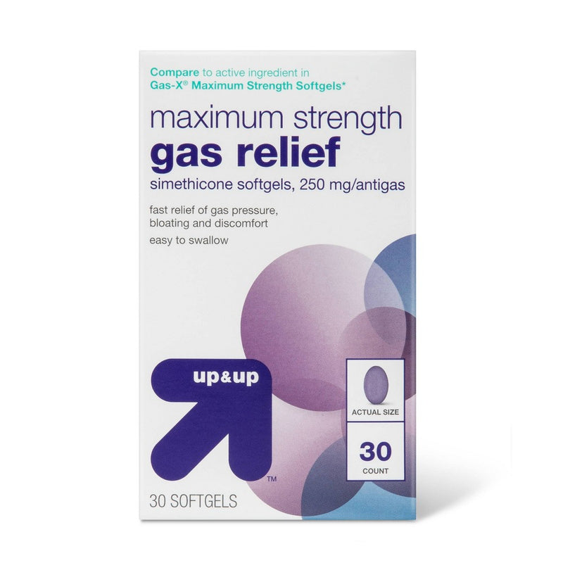 Gas X Max Strength Softgels - 30ct - up & up™