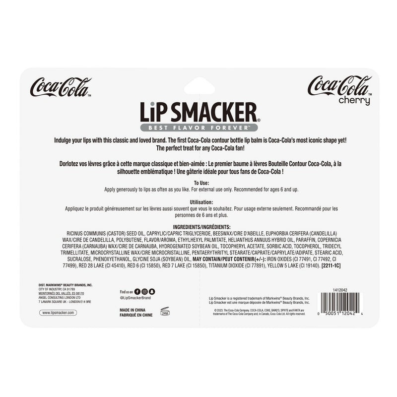 Lip Smacker Coca-Cola Contour Lip Balm - 0.28oz/2pc