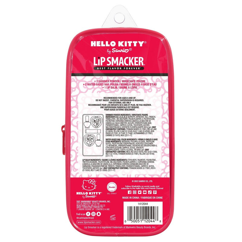 Lip Smacker Hello Kitty Makeup Cosmetic Set - 5ct