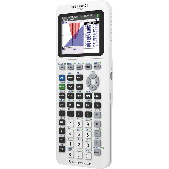 Texas Instruments 84 Plus CE Graphing Calculator - Bright White
