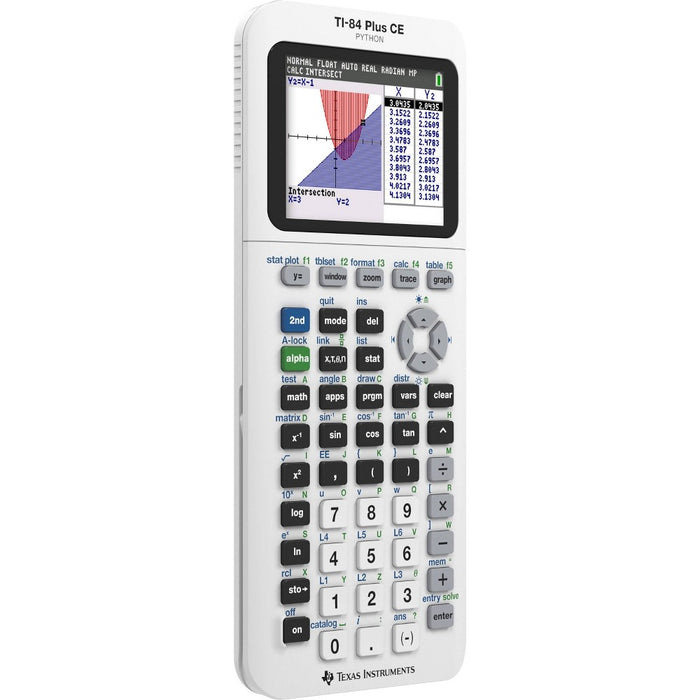 Texas Instruments 84 Plus CE Graphing Calculator - Bright White