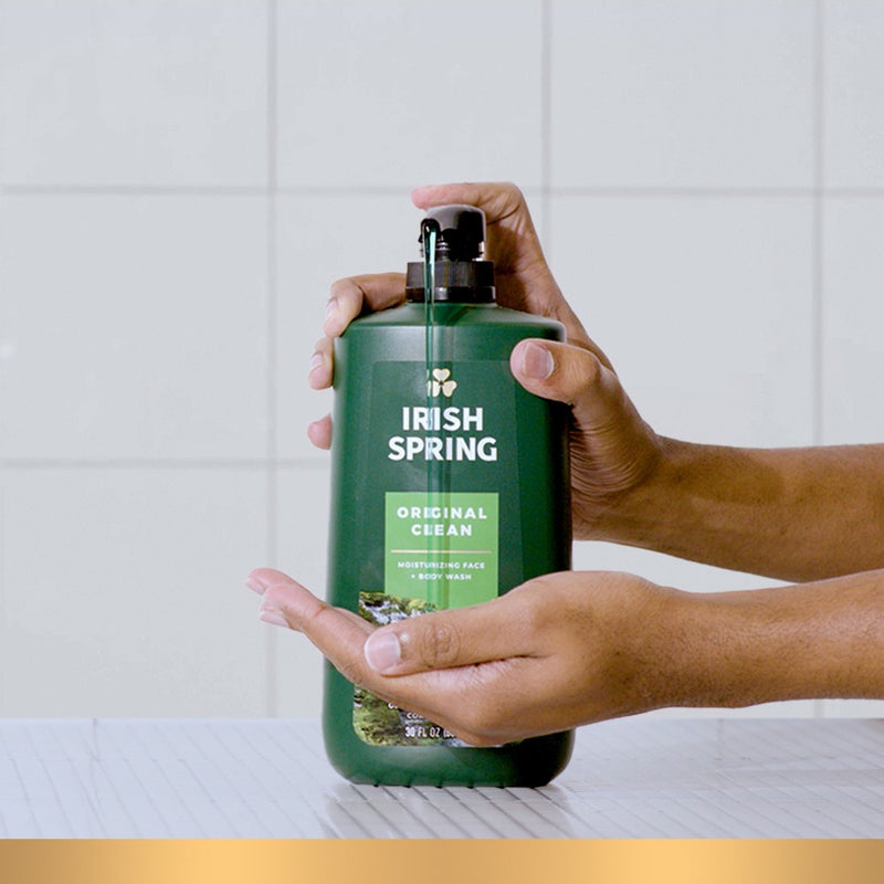 Irish Spring Original Clean Body Wash for Men - 30 fl oz Pump