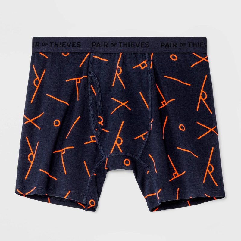 Pair of Thieves Men's Super Soft Boxer Briefs - Navy S