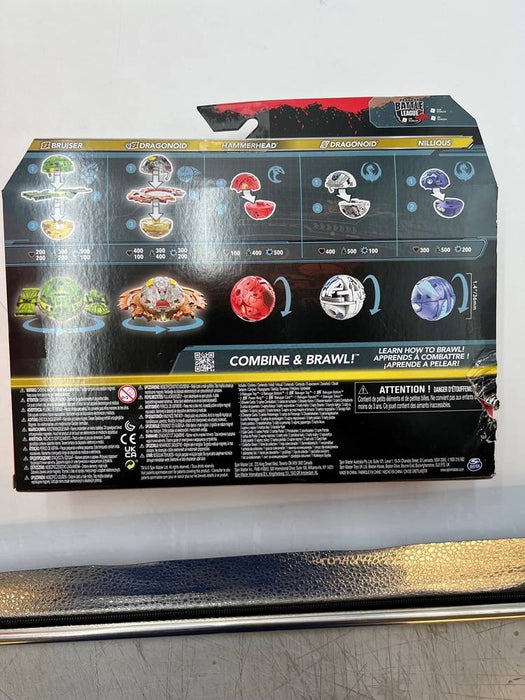 Bakugan 3.0 Battle 5-Pack Special Attack Bruiser, Dragonoid Hammer DAMAGED BOX