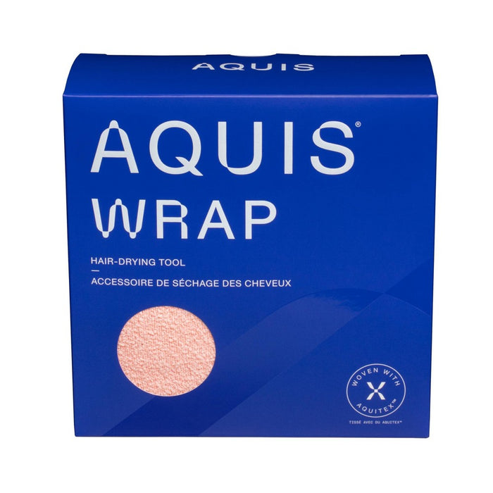 AQUIS Hair Wrap Drying Towel Tool Recycled Microfiber - Lotus Pink
