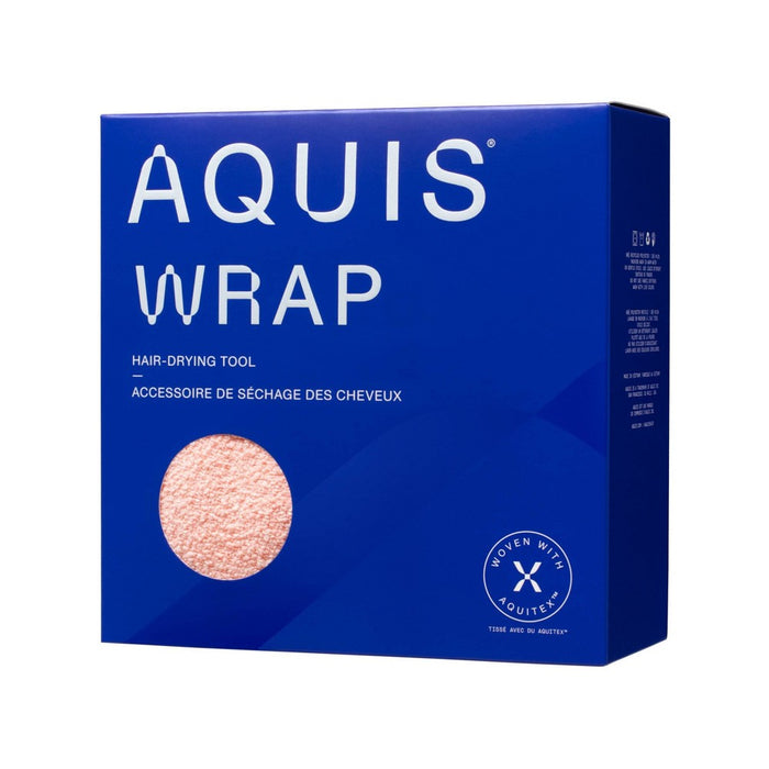 AQUIS Hair Wrap Drying Towel Tool Recycled Microfiber - Lotus Pink