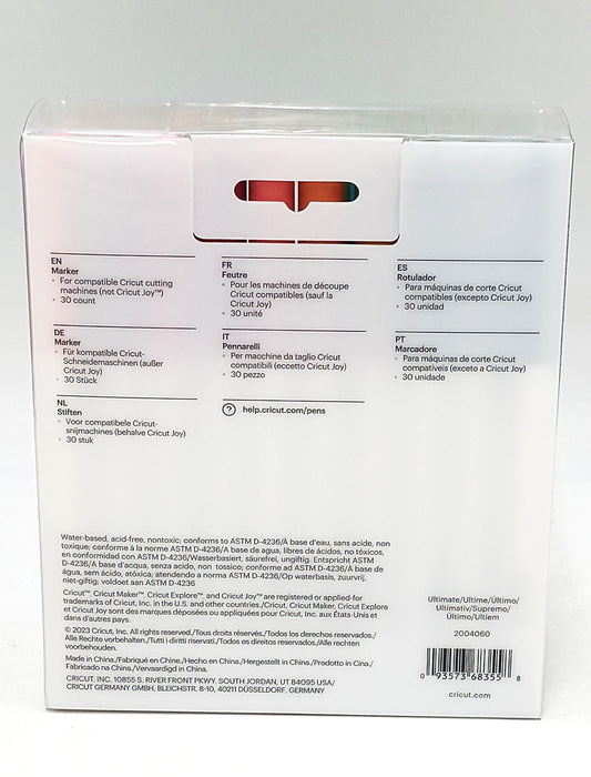 Cricut 30ct Ultimate Fine Point Pen Set
