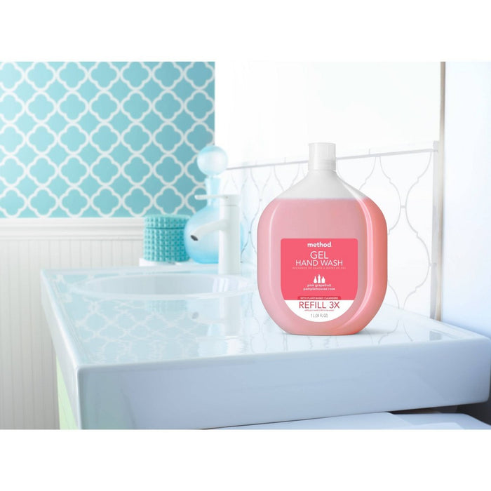 Method Gel Hand Soap Refill - Pink Grapefruit - 34 fl oz